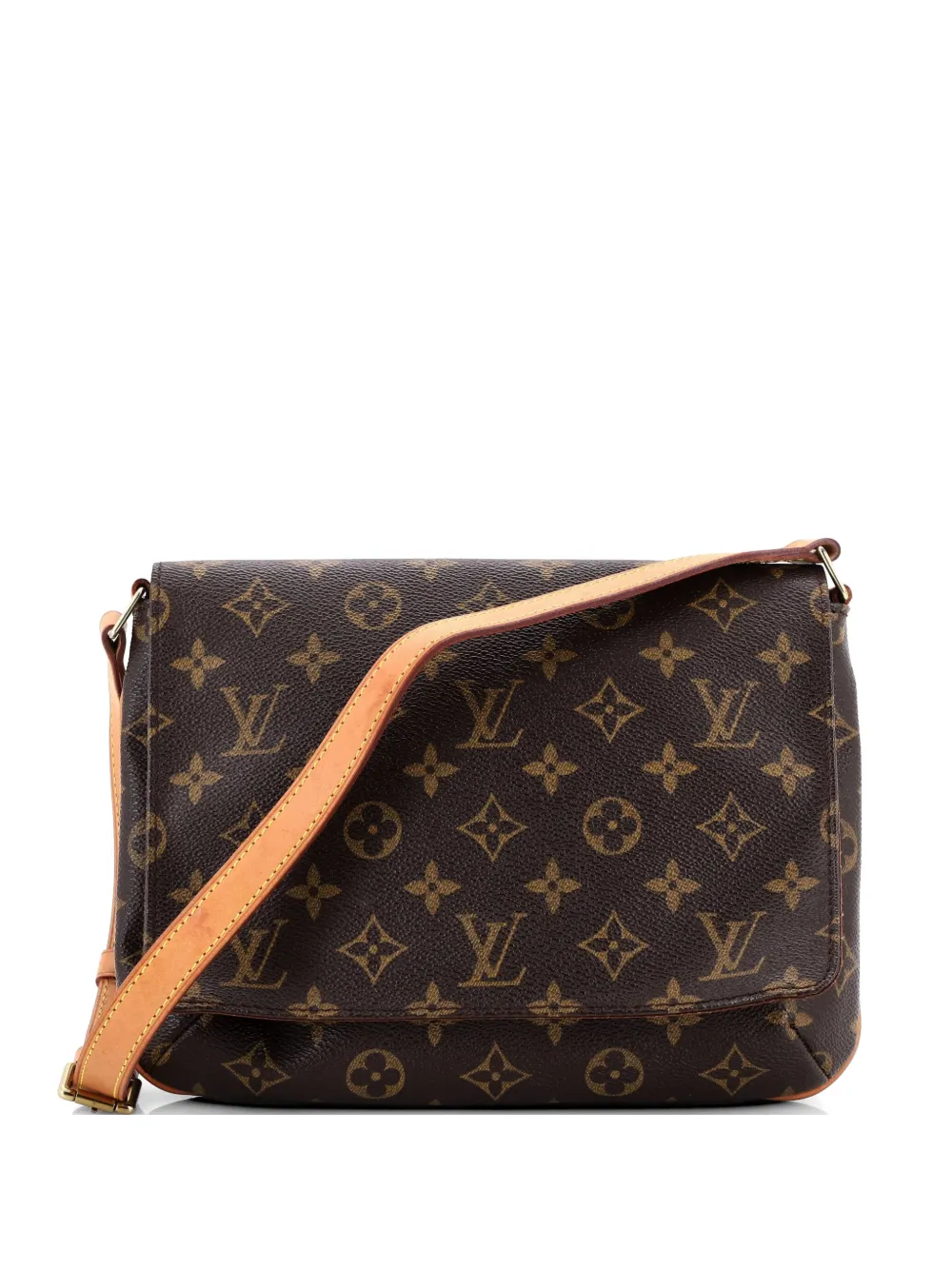 Louis Vuitton Pre-Owned Musette Tango Handbag Monogram Canvas shoulder bag - Marrone