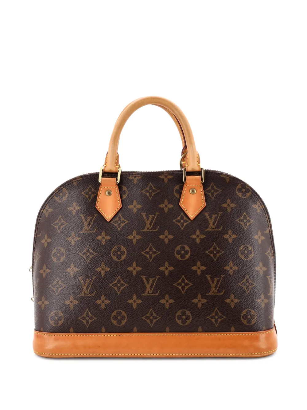 Louis Vuitton Pre-Owned Alma Handbag Monogram Canvas PM satchel - Marrone