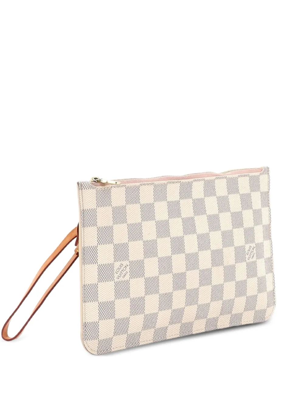 Louis Vuitton Pre-Owned Neverfull Pochette Damier Large pouch - Bianco