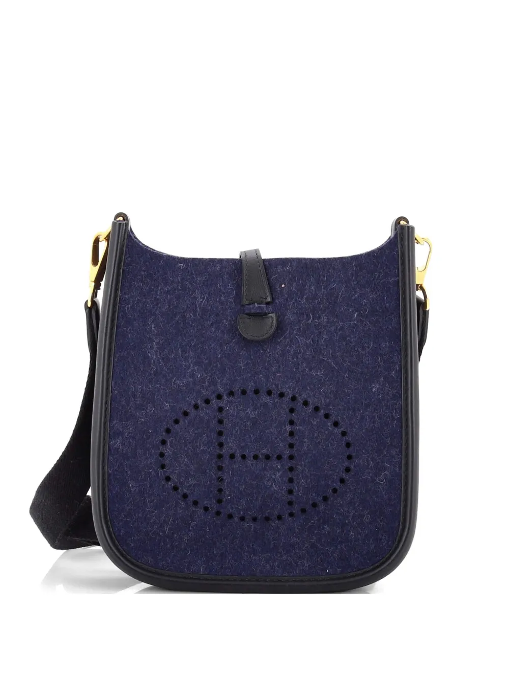 Hermès Pre-Owned Evelyne Bag Gen III Felt TPM crossbody bag - Blu