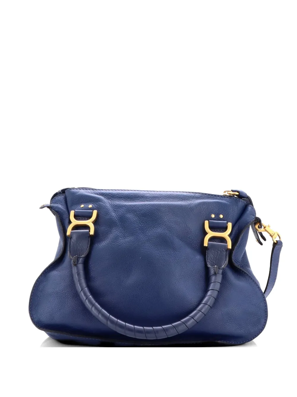 Chloé Pre-Owned Marcie Leather Medium satchel - Blu