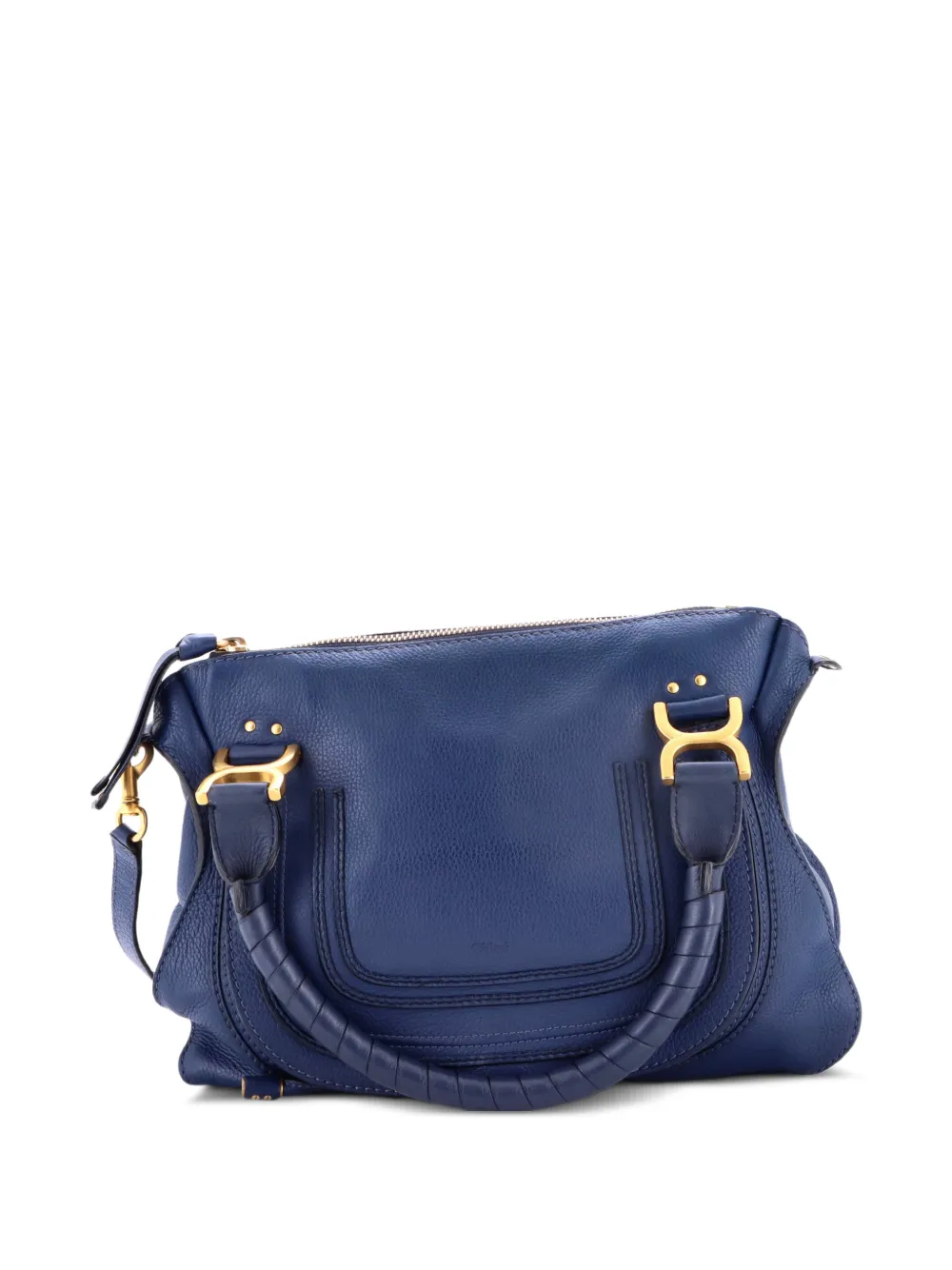 Chloé Pre-Owned Marcie Leather Medium satchel - Blu