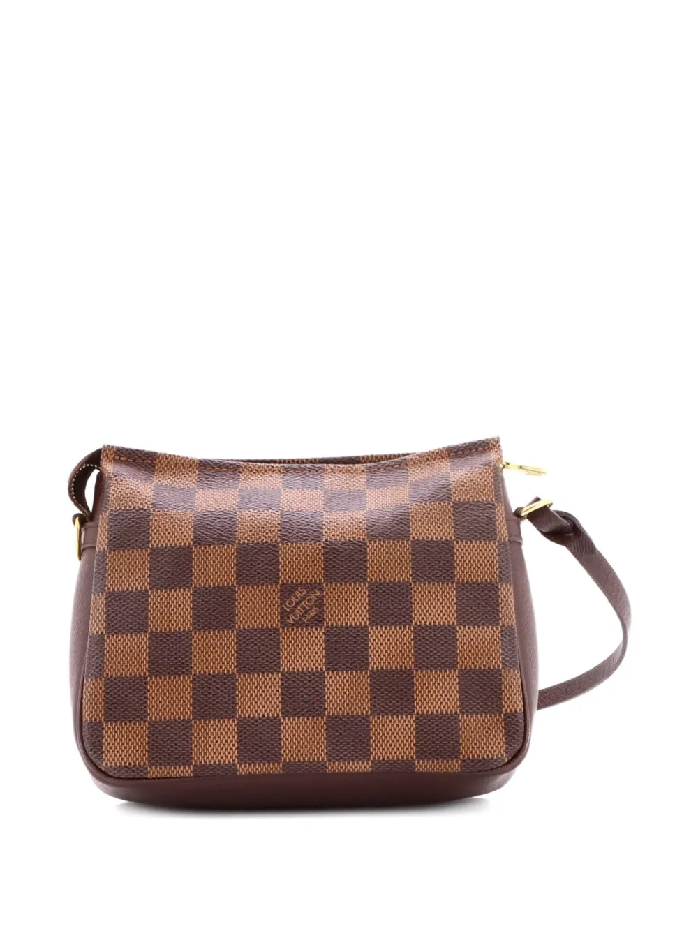 Pre-owned Louis Vuitton Trousse Make Up Bag Damier Pouch In Brown