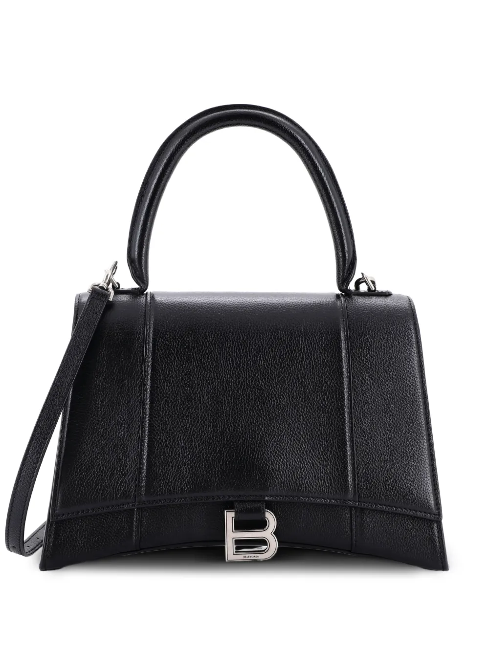 Balenciaga Pre-Owned Hourglass Top Handle Bag Leather Medium satchel - Schwarz