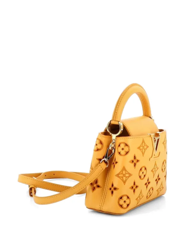 Louis Vuitton Pre-Owned Capucines Bag Monogram Cutout Broderie
