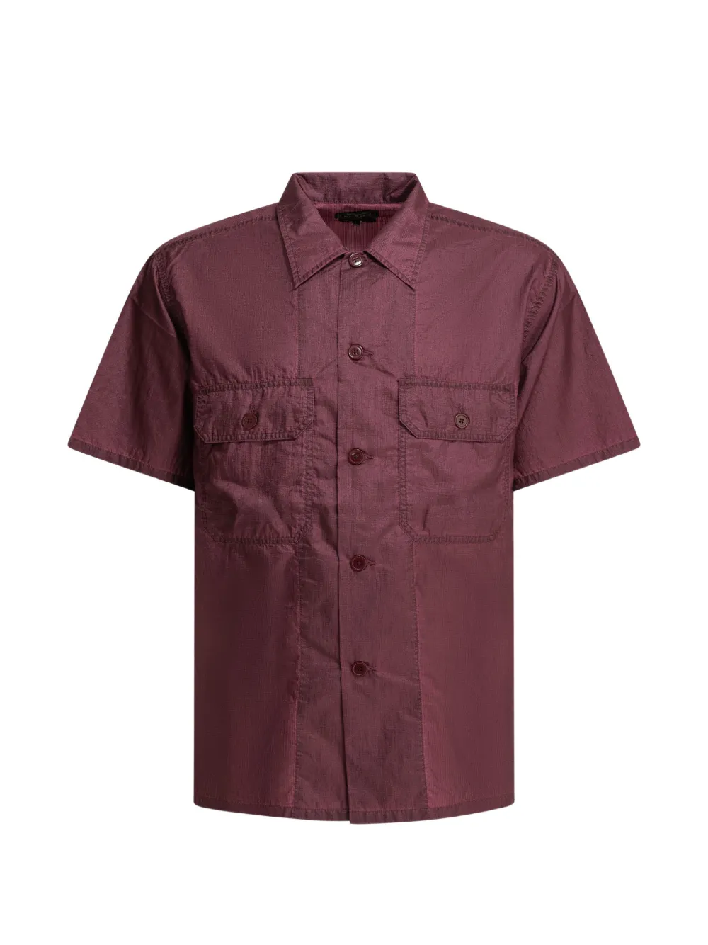 BEAMS PLUS short-sleeve chest-pockets shirt - Rosso