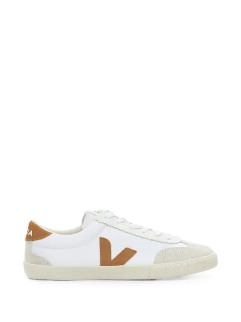 VEJA Volley logo-patch suede-panel sneakers