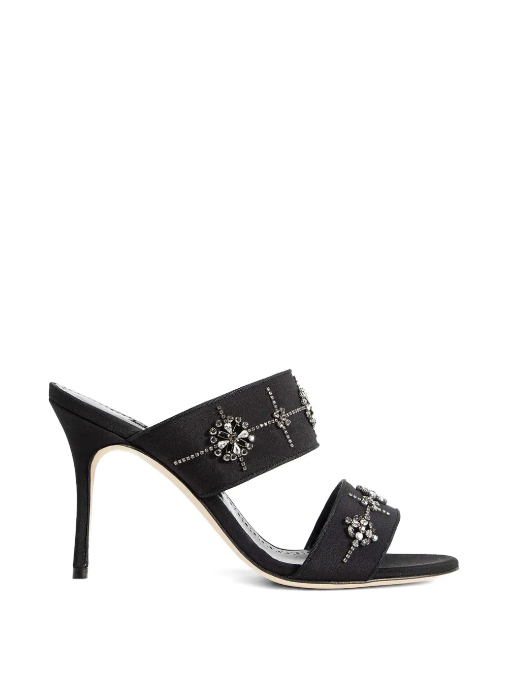 Manolo Blahnik Ralota crystal-embellished sandals - Nero