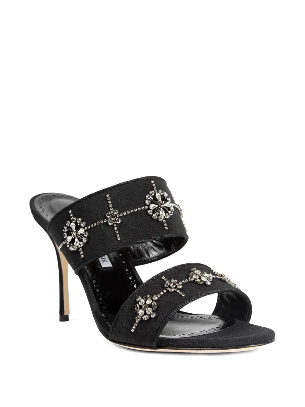 Manolo Blahnik Ralota crystal-embellished sandals Zwart