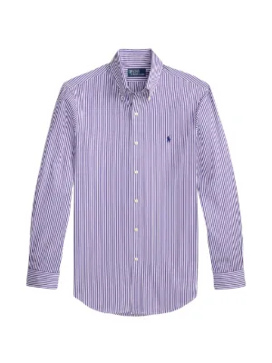 Polo Ralph Lauren ボタン リネンシャツ | パープル | FARFETCH JP