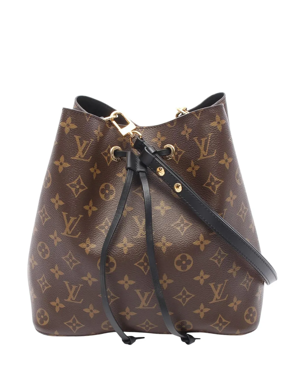 Louis Vuitton Pre-Owned 2017 Monogram Neonoe MM bucket bag - Marrone
