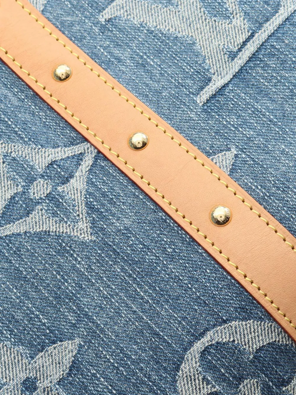  Louis Vuitton Pre-owned Bolso De Viaje Vaquero Keepall Bandouliere 45 Con Monograma Y Apliques 2010-2026 - Azul 
