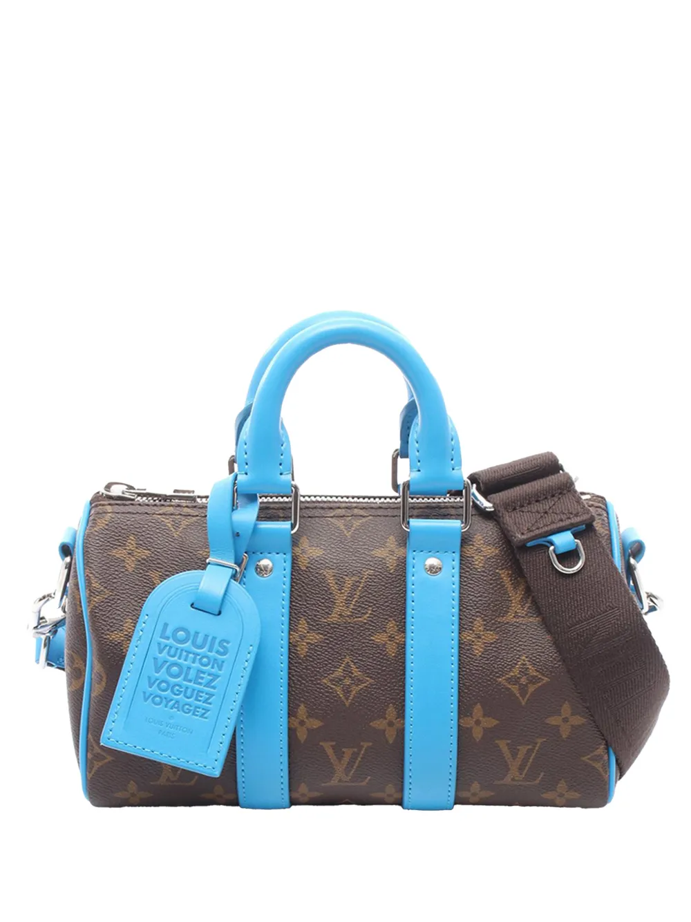 Louis Vuitton Pre-Owned 2021-2026 Monogram Colormania Keepall Bandouliere 25 boston bag - Braun
