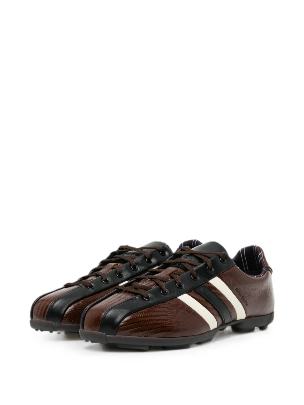 adidas x Wales Bonner Y3 the field sneakers met hagedissenprint Bruin