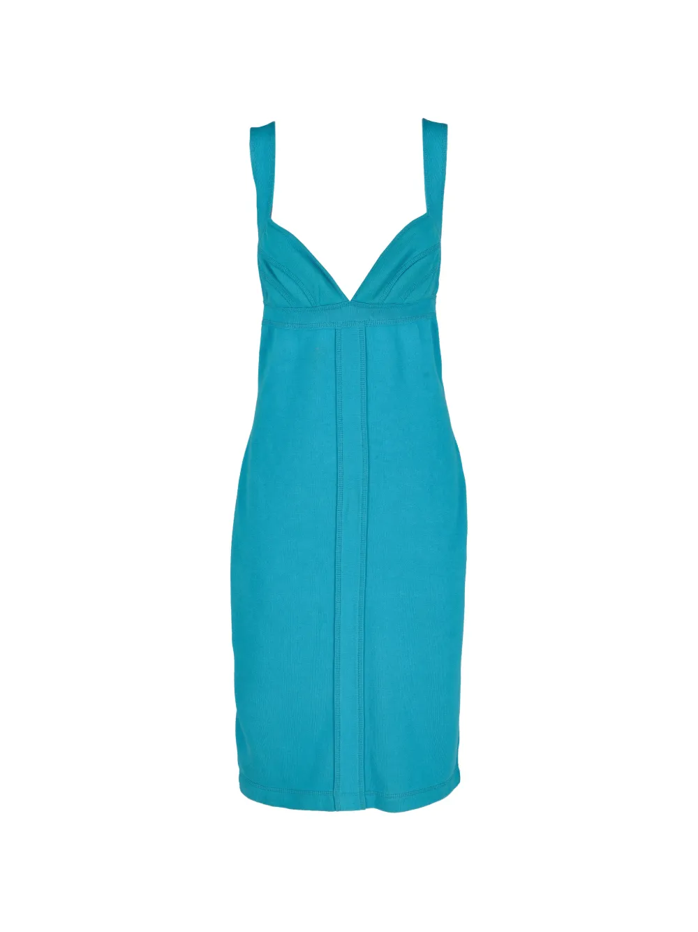 Versace Pre-Owned sleeveless V-neck dress - Blau