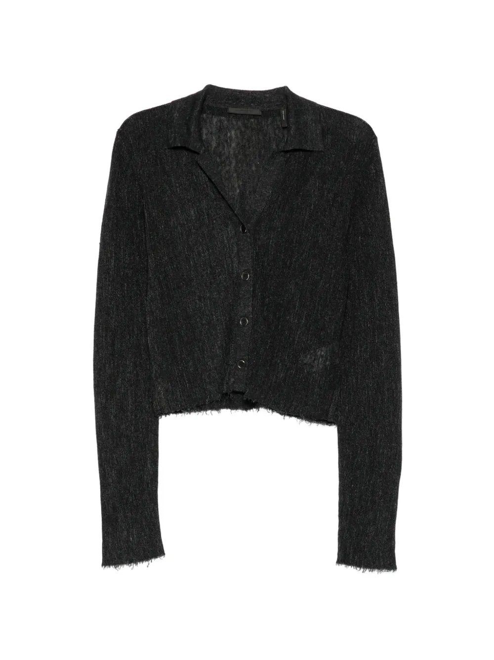 Helmut Lang V-neck button cardigan - Nero
