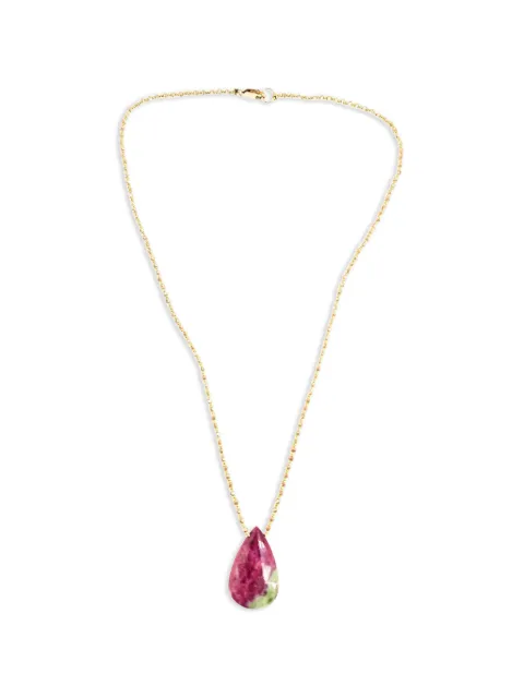 Madison ruby zoisite teardrop necklace