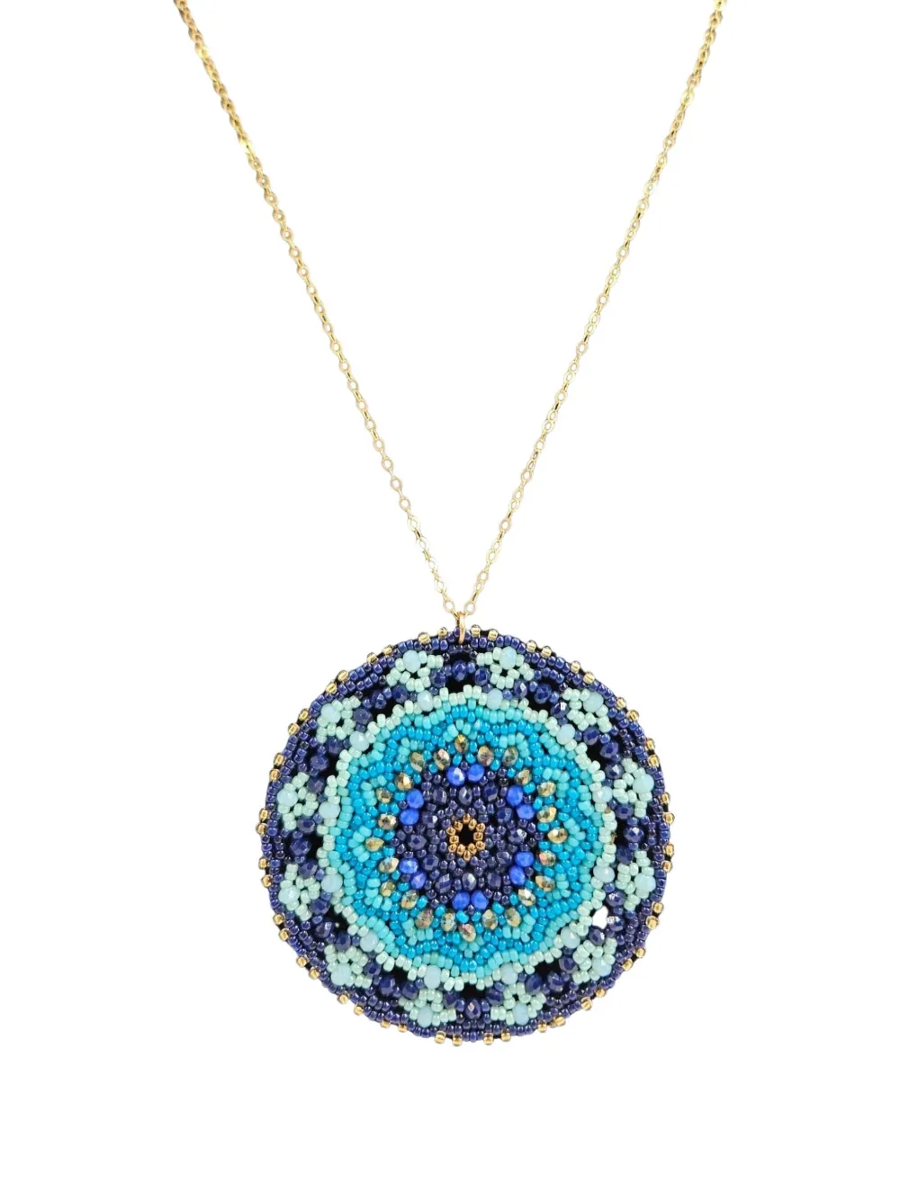 Madison Mandala XL Dreamer necklace - Oro