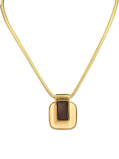 Madison pendant snake-chain necklace