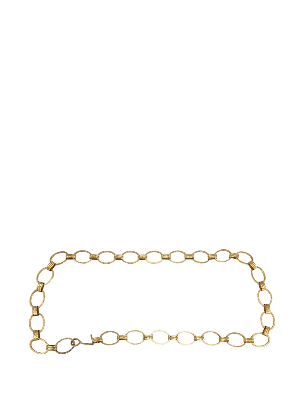 Madison oval-link chain belt - Oro