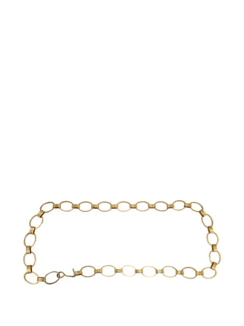 Madison oval-link chain belt