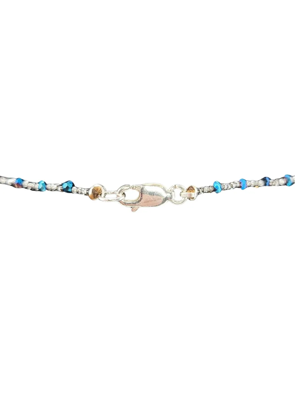  Madison Collar Mary-2 Con Cuentas - Plateado 
