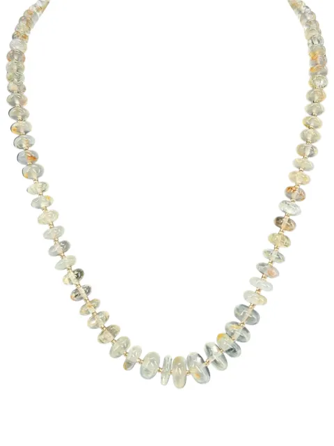 Madison aquamarine beaded necklace