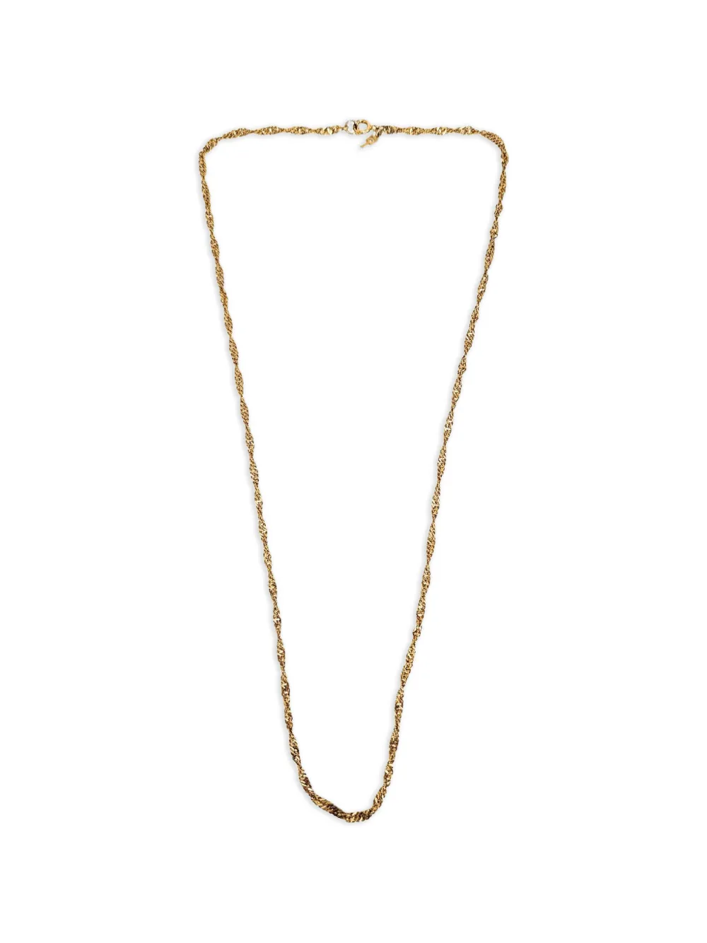 Madison twisted rope-chain necklace - Oro