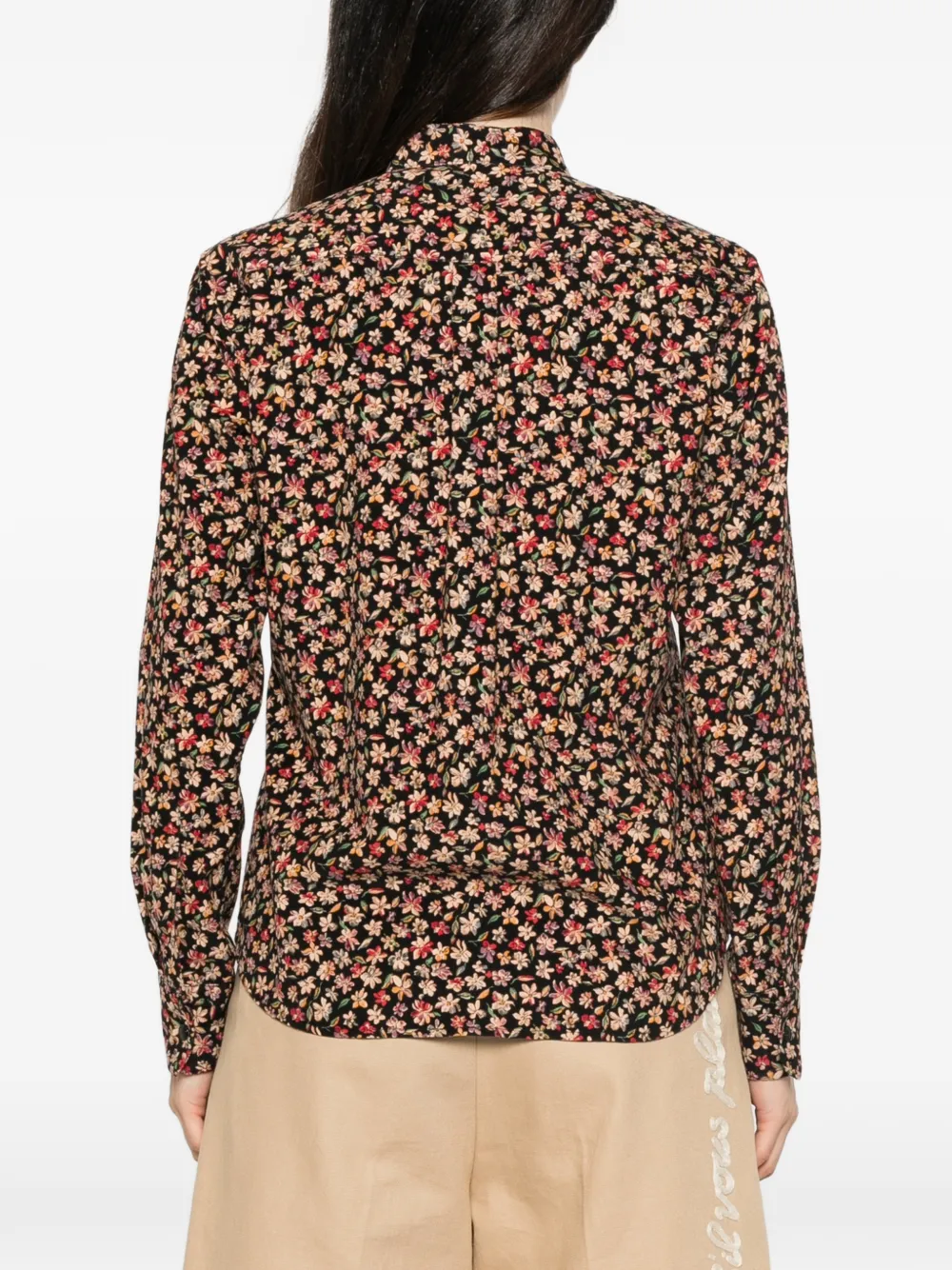 Moncler Ribfluwelen shirtjack Zwart
