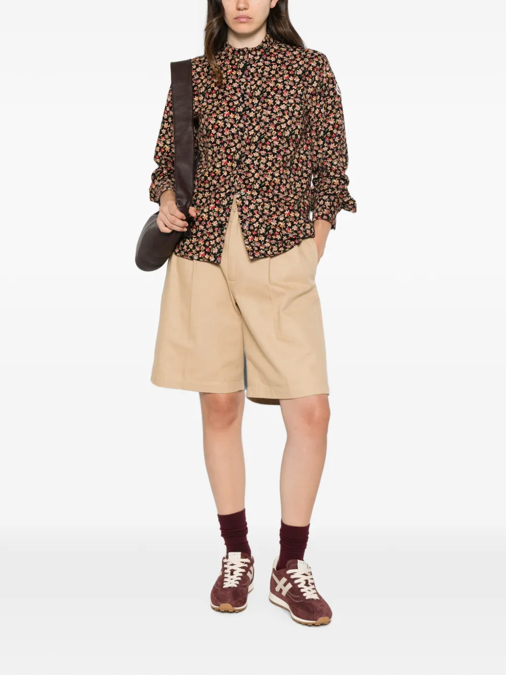 Moncler Ribfluwelen shirtjack Zwart