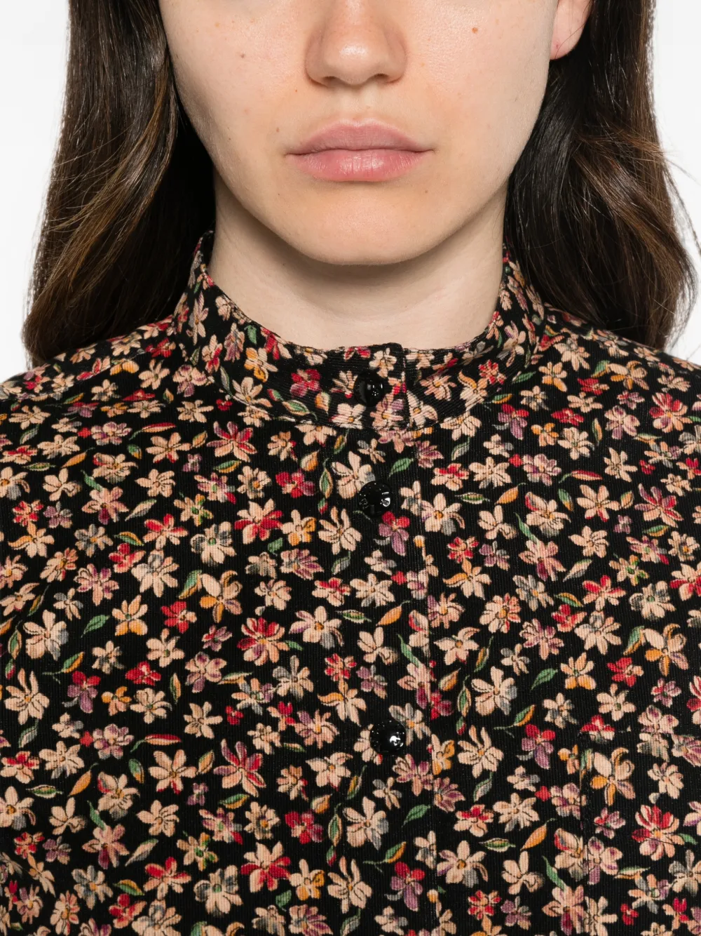 Moncler Ribfluwelen shirtjack Zwart