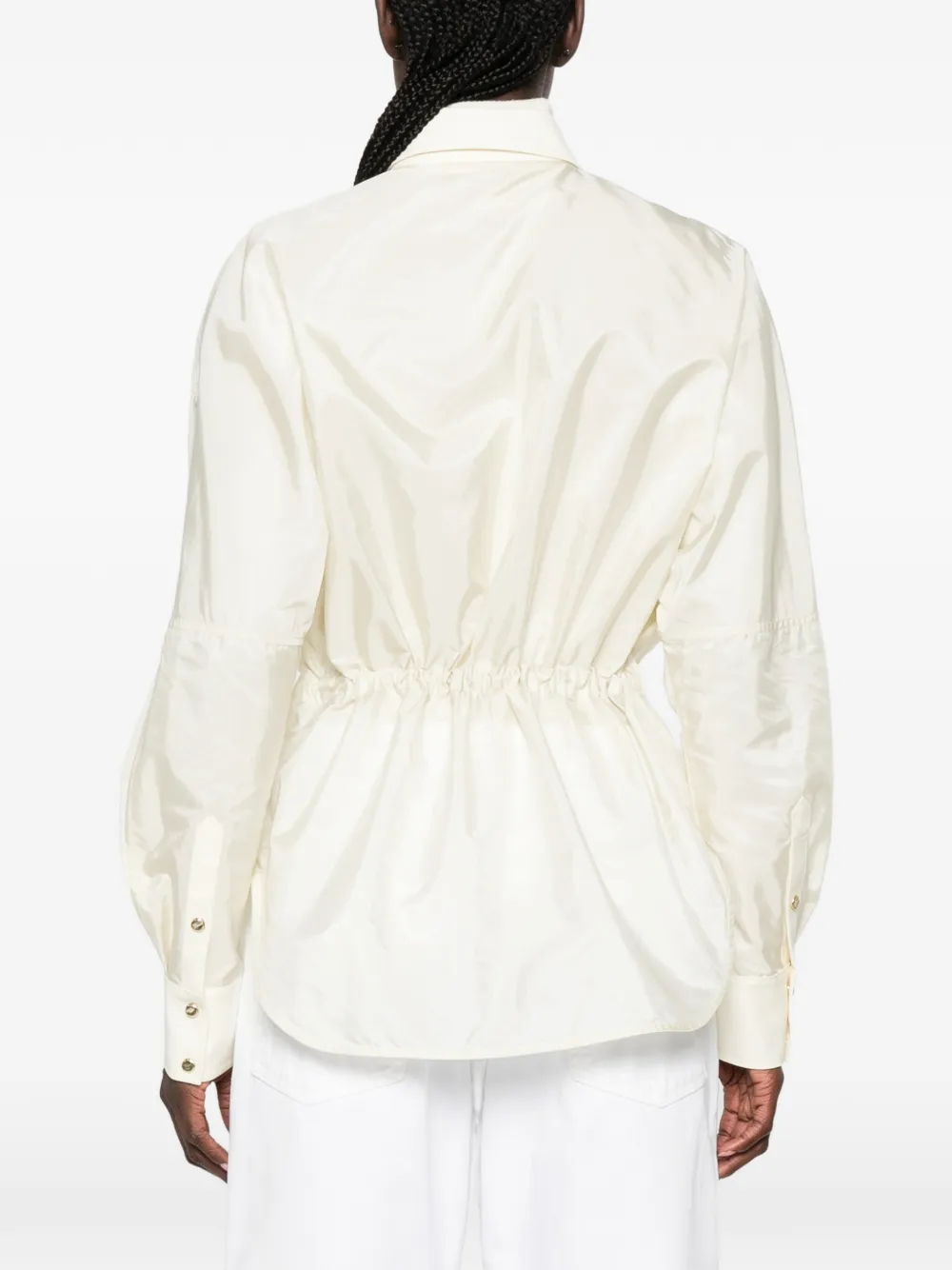 Moncler Overhemd met logopatch Beige