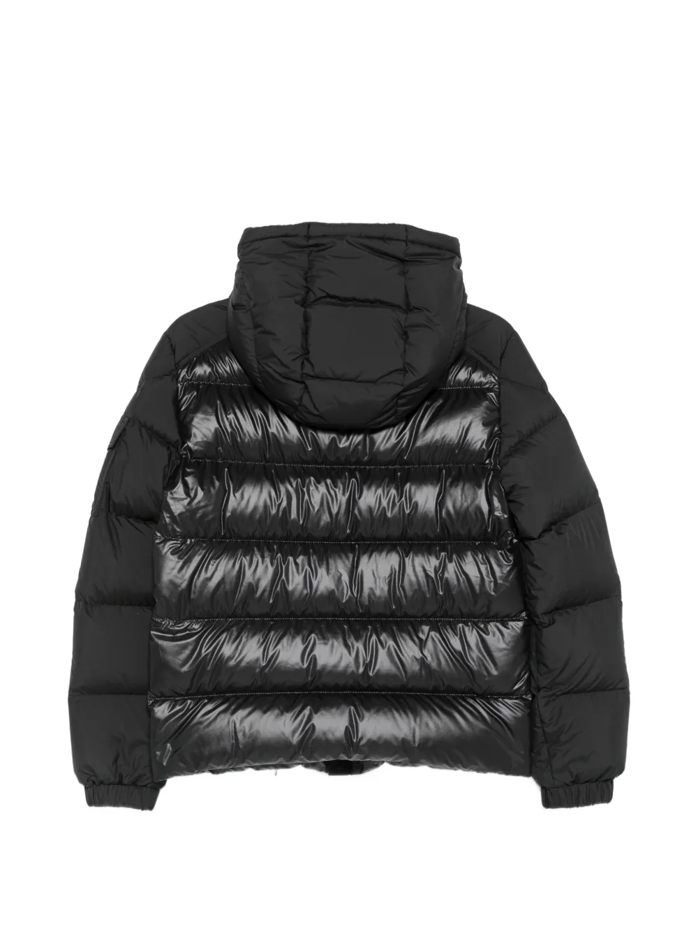 Moncler Enfant Hyoseris jack met capuchon Zwart