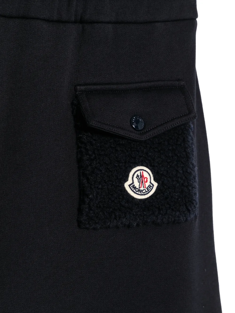 Moncler Enfant Trainingsbroek met logopatch Blauw