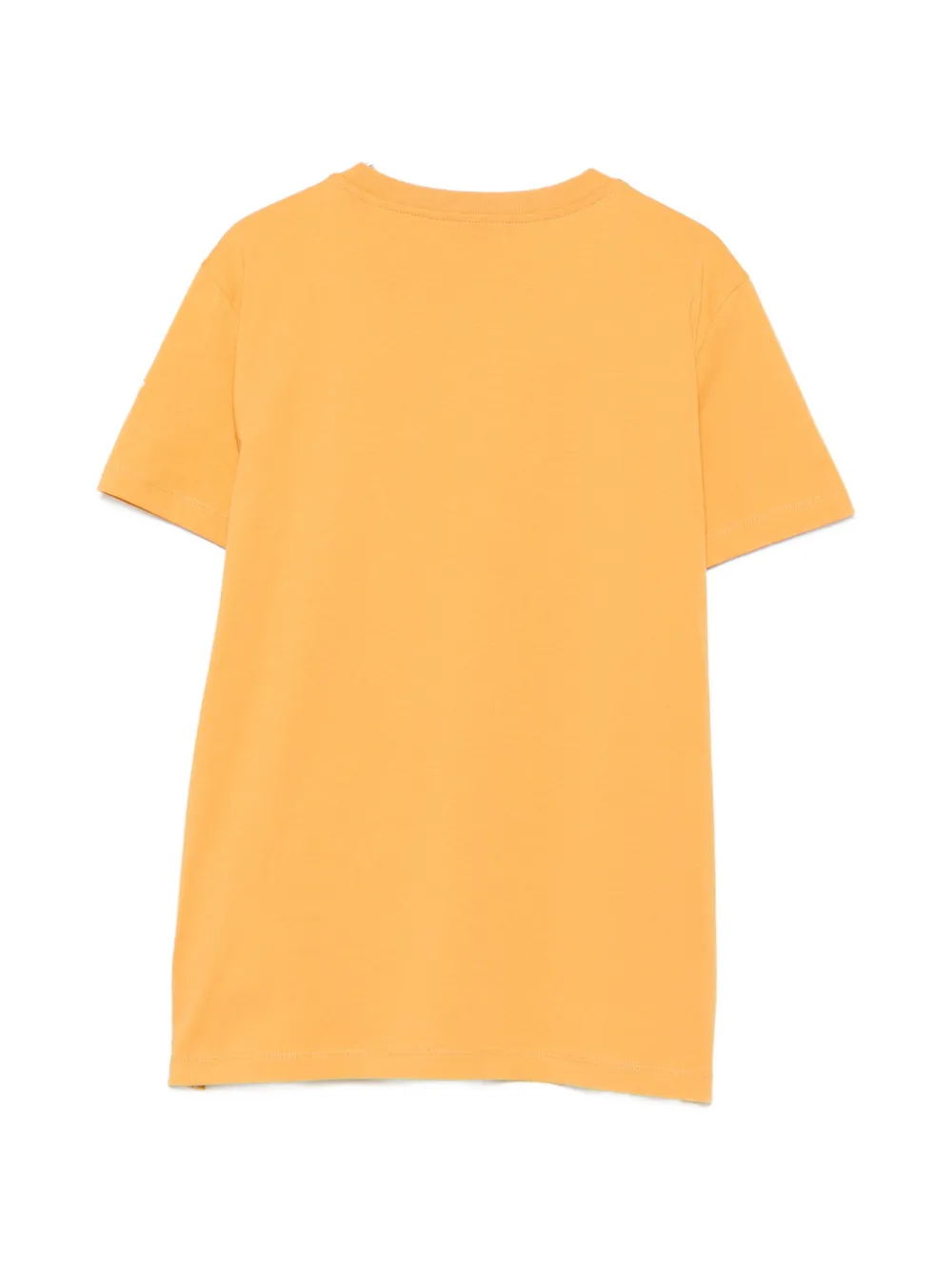 Moncler Enfant Katoenen jersey T-shirt met Tic Tac Toe-print Oranje