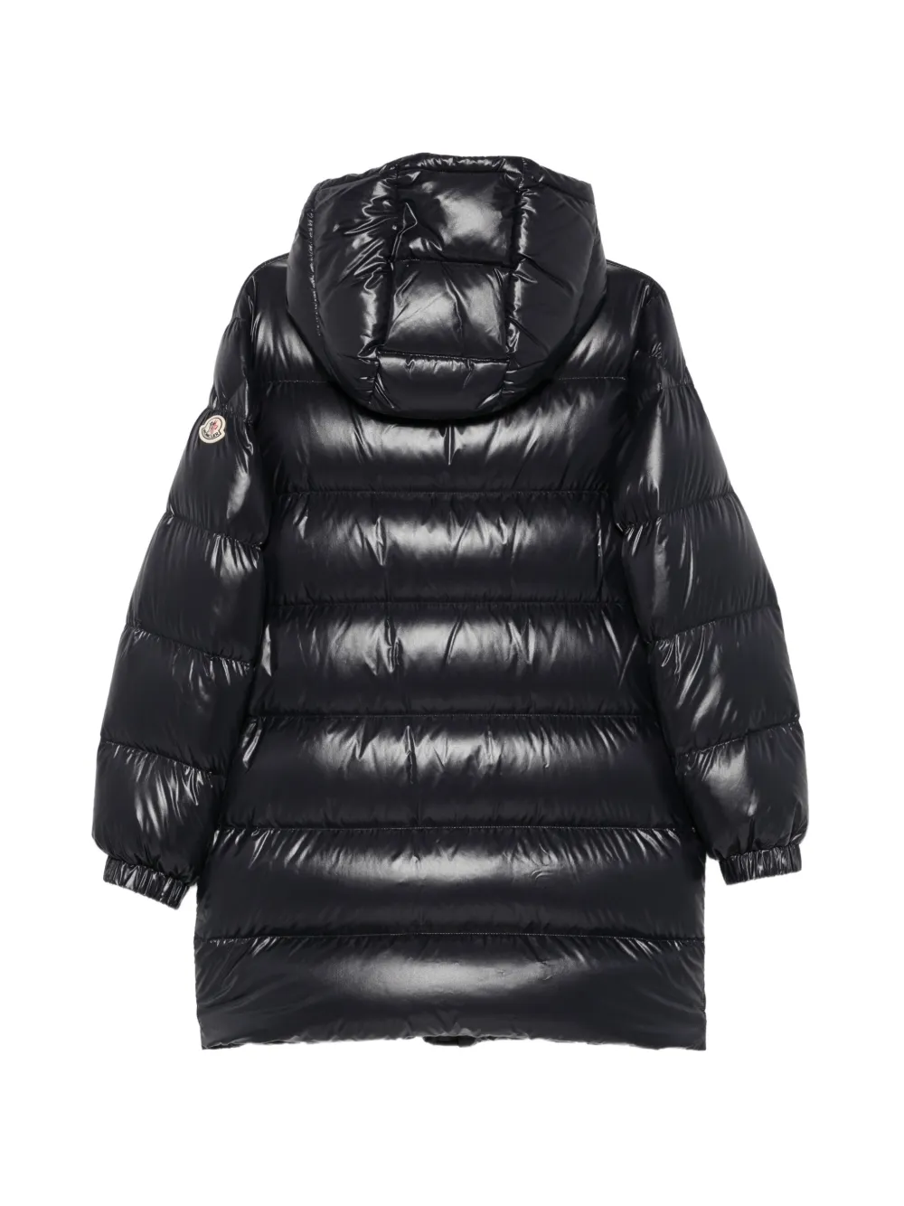 Moncler Enfant Marapi donsjas met capuchon Blauw