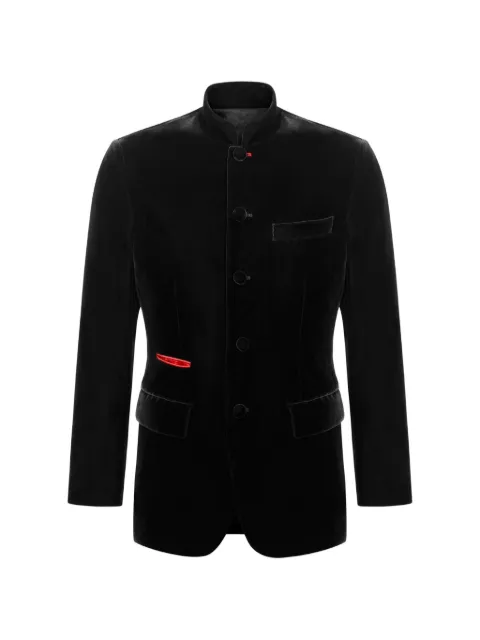 Shanghai Tang velvet five-button jacket
