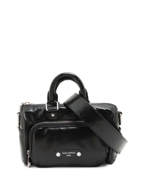 Louis Vuitton Pre-Owned 2021-2026 Glossy Calfskin Keepall Cargo Bandouliere 25 satchel