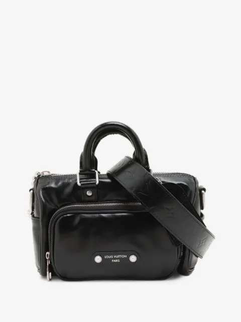 Louis Vuitton Pre-Owned 2021-2026 Glossy Calfskin Keepall Cargo Bandouliere 25 satchel