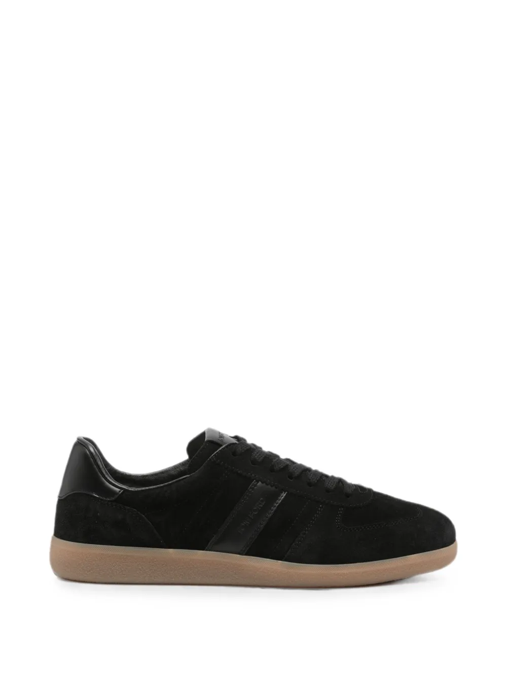 TOM FORD suede leather-trim sneakers - Nero