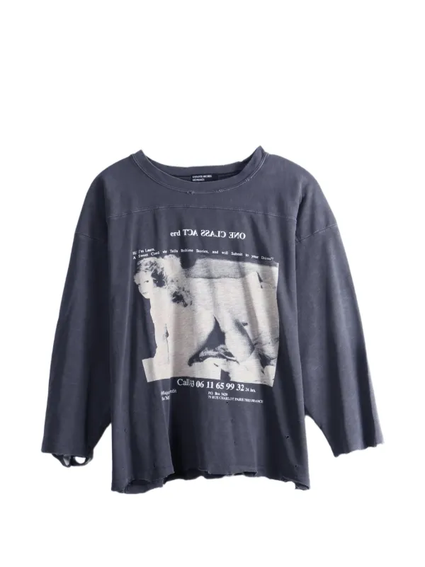 Enfants Riches Déprimés ダメージ グラフィック Tシャツ | グレー