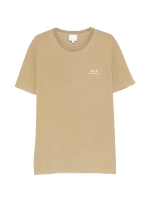 MM6 Maison Margiela tape-detail T-shirt | Orange | FARFETCH