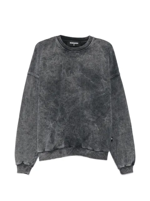 Patrizia Pepe washed-effect appliqué sweater