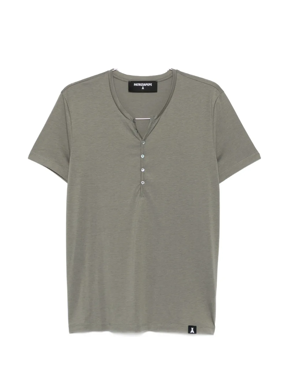 Patrizia Pepe henley T-shirt - Verde