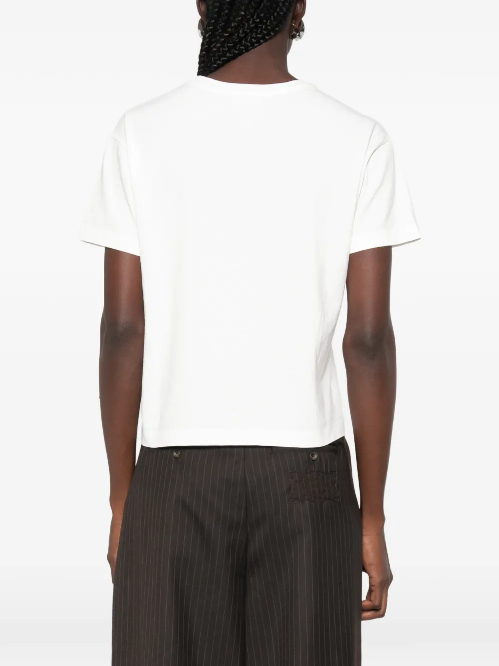 A.P.C. T-shirt met logoprint Wit