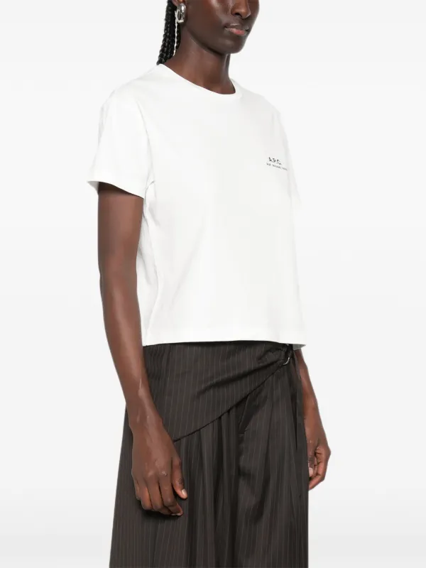 A.P.C. ロゴ Tシャツ | ホワイト | FARFETCH JP
