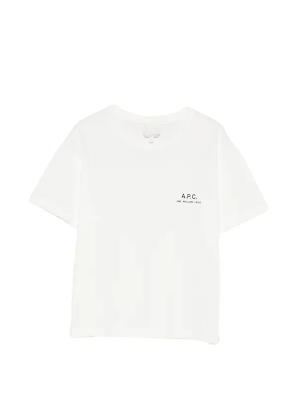 A.P.C. ロゴ　Tシャツ ホワイト Lサイズ　白 A.P.C. ロゴ Tシャツ | ホワイト | FARFETCH JP