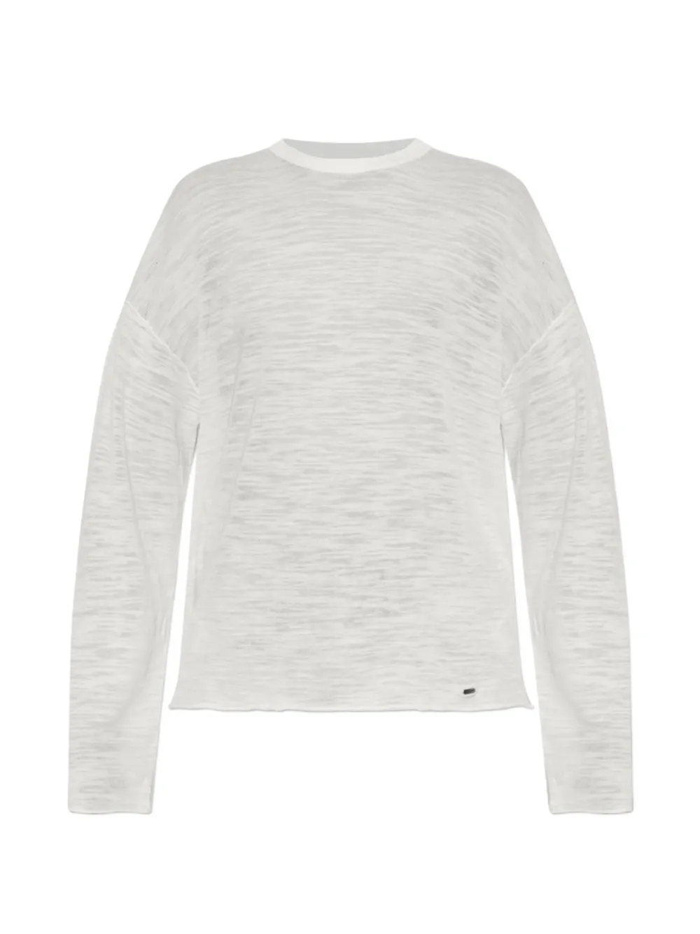 Represent long-sleeve cotton T-shirt - Bianco