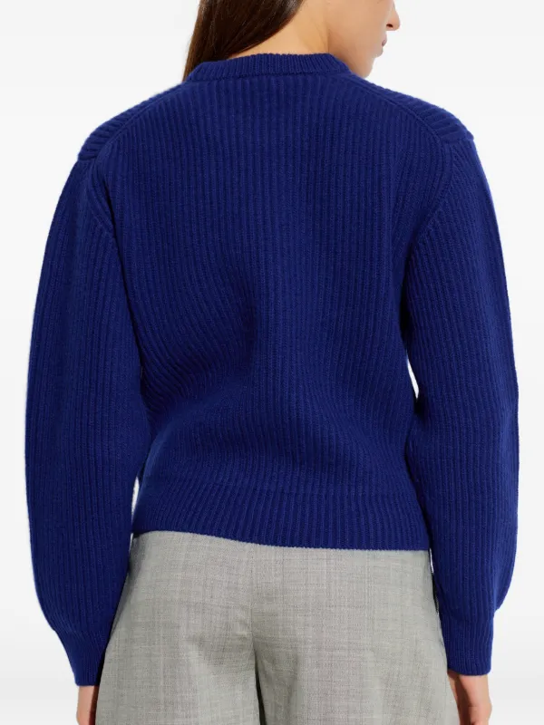 Jil Sander リブニット セーター | ブルー | FARFETCH JP