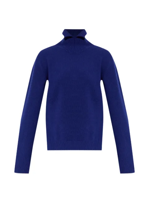 Jil Sander ribbed-collar sweater
